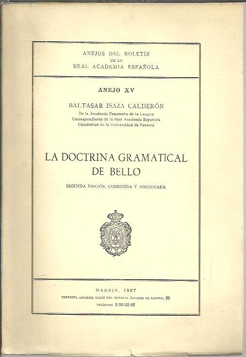 ANEJOS DEL BOLETIN DE LA REAL ACADEMIA ESPAÑOLA. ANEJO XV. …