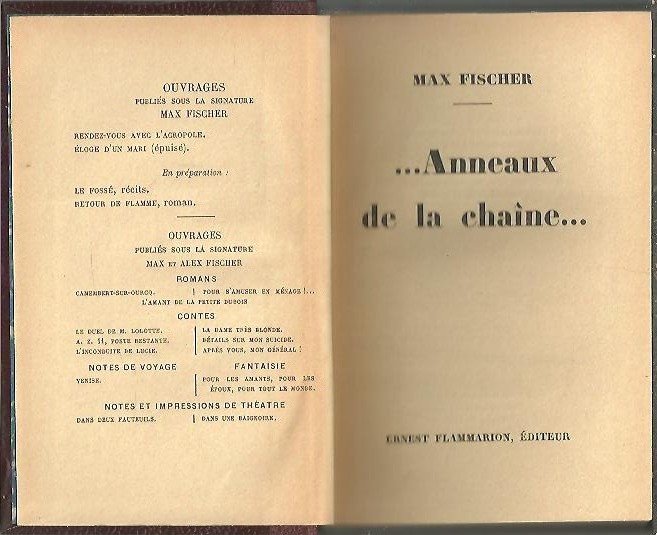 … ANNEAUX DE LA CHAINE…