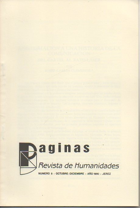 APROXIMACION A UNA HISTORIA DE LA COMUNICACIÓN. DEL CARTEL AL …