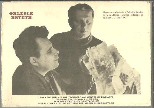 ARTE DEL VIDRIO CHECOSLOVACO 1976. PIEZAS UNICAS DE LOS ARTISTAS …