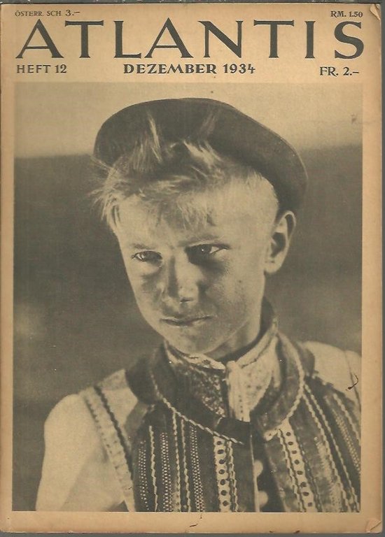 ATLANTIS. LANDER, VOLKER, REISEN. HEFT, 12. DEZEMBER 1934.