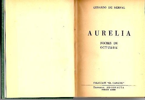 AURELIA, NOCHES DE OCTUBRE.