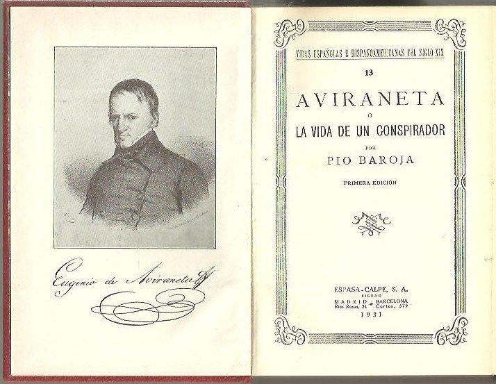 AVIRANETA O LA VIDA DE UN CONSPIRADOR.