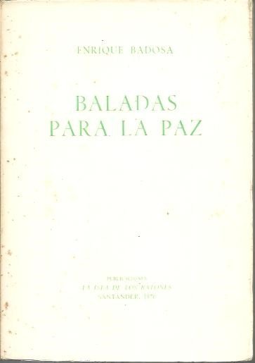 BALADAS PARA LA PAZ.