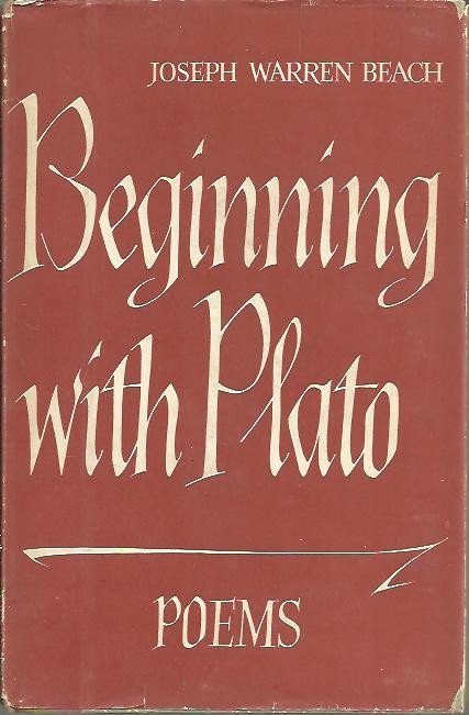 BEGINNING WITH PLATO. POEMS.