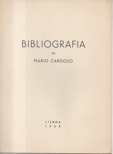 BIBLIOGRAFIA DE MARIO CARDOZO.