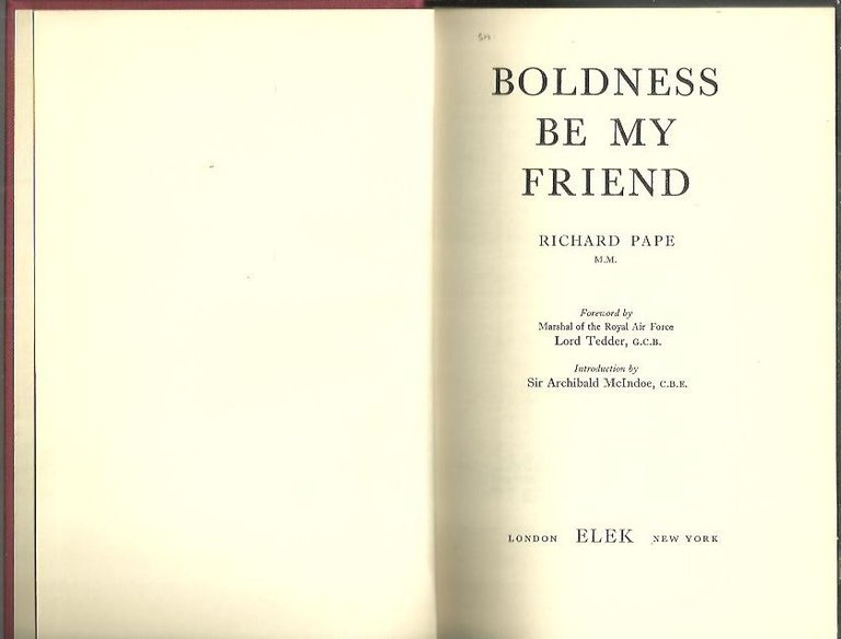 BOLDNESS BE MY FRIEND.