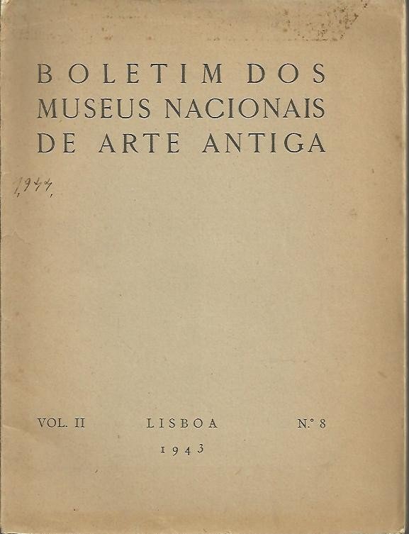 BOLETIM DOS MUSEUS NACIONAIS DE ARTE ANTIGA. VOL. II. N. …