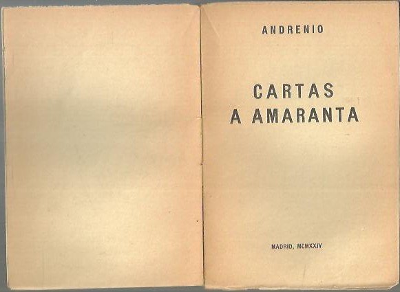 CARTAS A AMARANTA.