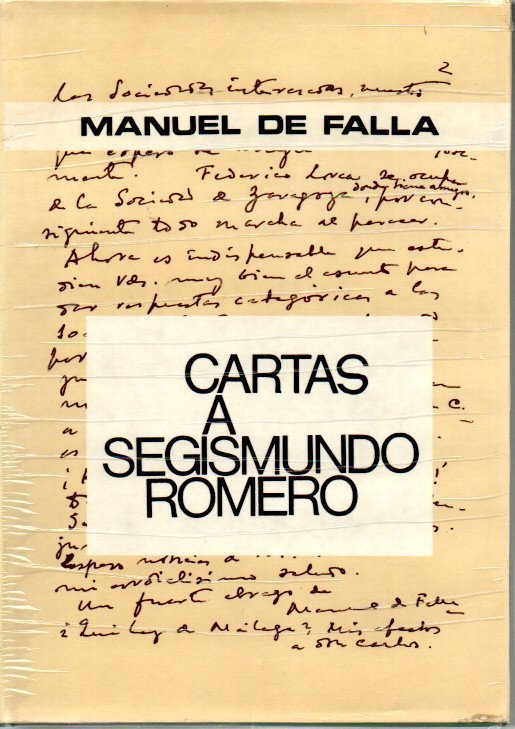 CARTAS A SEGISMUNDO ROMERO.