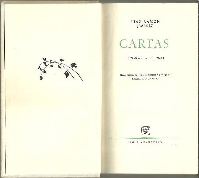 CARTAS (PRIMERA SELECCIÓN).