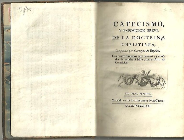 CATECISMO Y EXPOSICION BREVE DE LA DOCTRINA CHISTIANA, COMPUESTA POR …