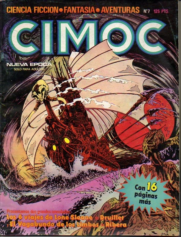 CIMOC. N. 7. CIENCIA FICCION. FANTASIA. AVENTURAS.