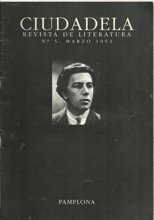 CIUDADELA. REVISTA DE LITERATURA. N. 5, MARZO 1993.