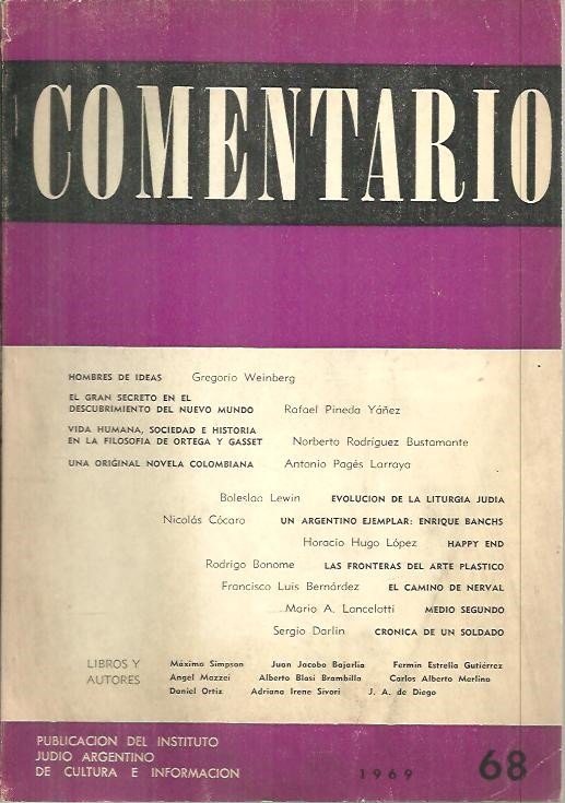 COMENTARIO. N. 68.