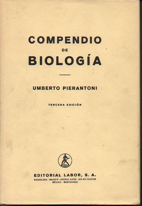 COMPENDIO DE BIOLOGIA. CON INCLUSION DE LA GENETICA Y DE …