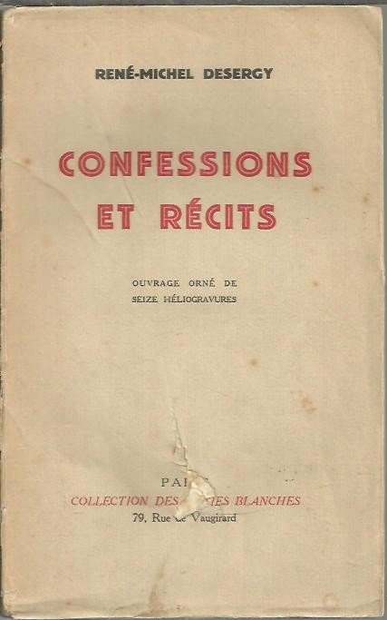 CONFESSIONS ET RECITS.