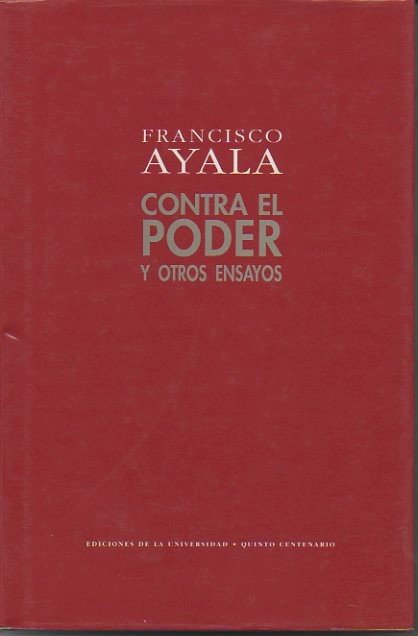 CONTRA EL PODER Y OTROS ENSAYOS.