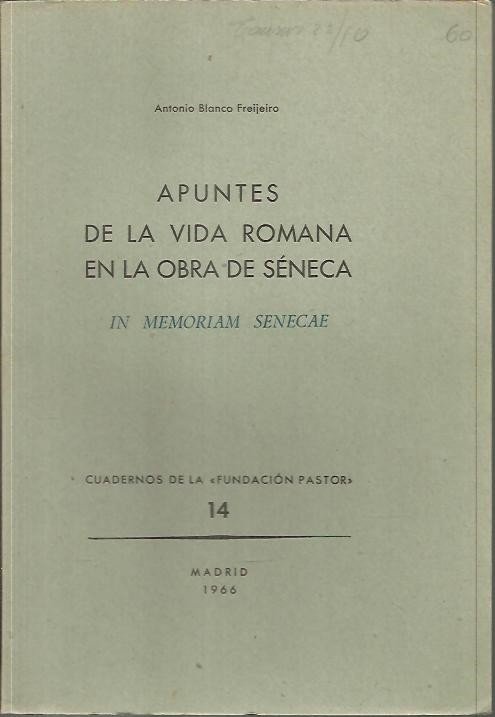CUADERNOS DE LA FUNDACION PASTOR. N. 14. APUNTES DE LA …
