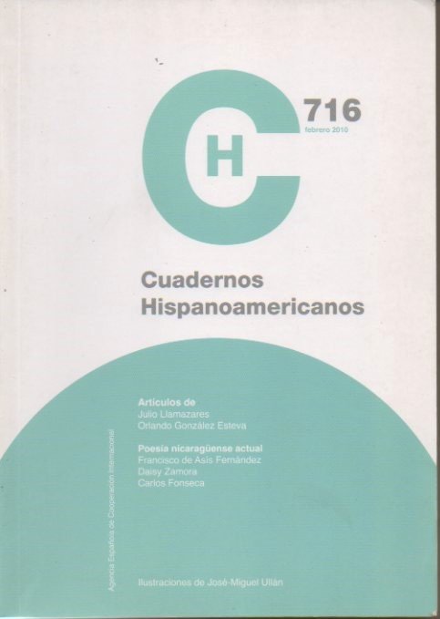 CUADERNOS HISPANOAMERICANOS. N. 716. FEBRERO 2010. POESIA NICARAGÜENSE ACTUAL.