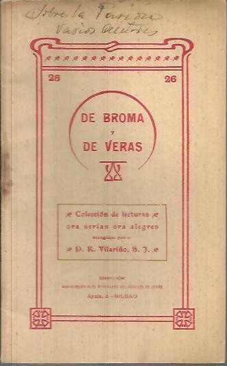 DE BROMA Y DE VERAS. TOMO III. NUM. 26. PASIONARIAS.