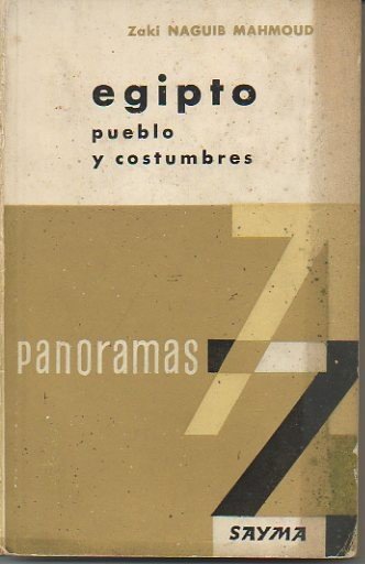 EGIPTO. PUEBLO Y COSTUMBRES.