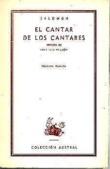 EL CANTAR DE LOS CANTARES.
