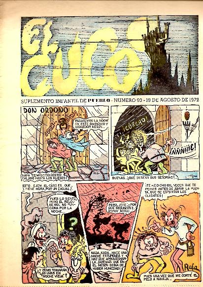 EL CUCO. SUPLEMENTO INFANTIL DE PUEBLO. N. 93. AÑO III. …