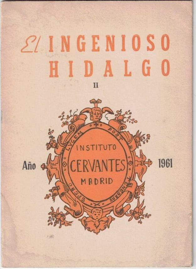 EL INGENIOSO HIDALGO. REVISTA DEL INSTITUTO NACIONAL DE ENSEÑANZA MEDIA …