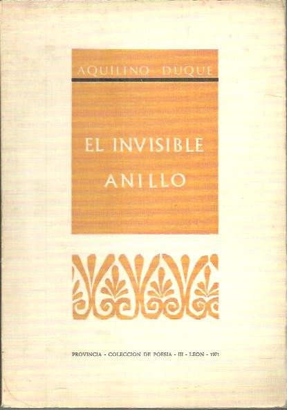 EL INVISIBLE ANILLO.
