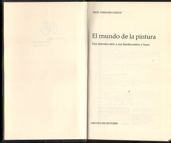 EL MUNDO DE LA PINTURA. UNA INTRODUCCION A SUS FUNDAMENTOS …