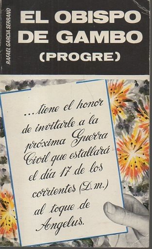 EL OBISPO DE GAMBO. (PROGRE).