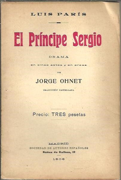 EL PRINCIPE SERGIO.