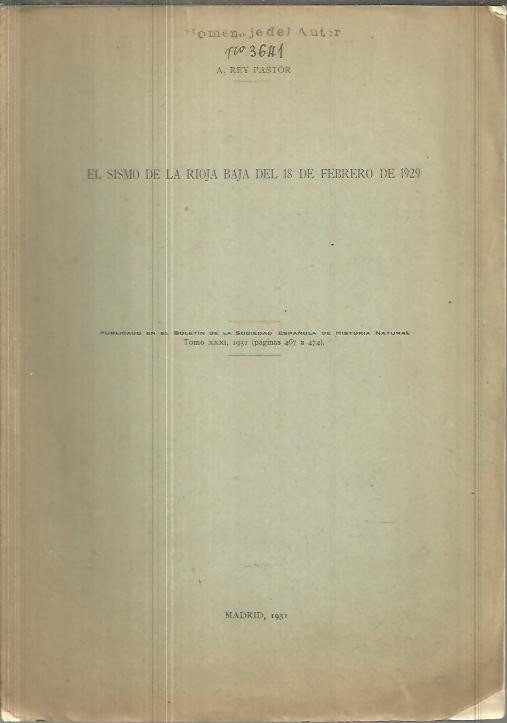 EL SISMO DE LA RIOJA BAJA DEL 18 DE FEBRERO …