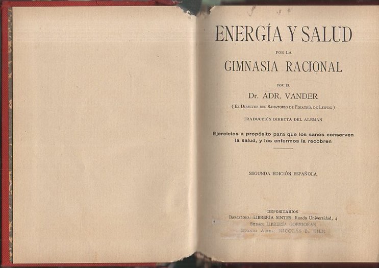 ENERGIA Y SALUD POR LA GIMNASIA RACIONAL. EJERCICIOS A PROPOSITO …