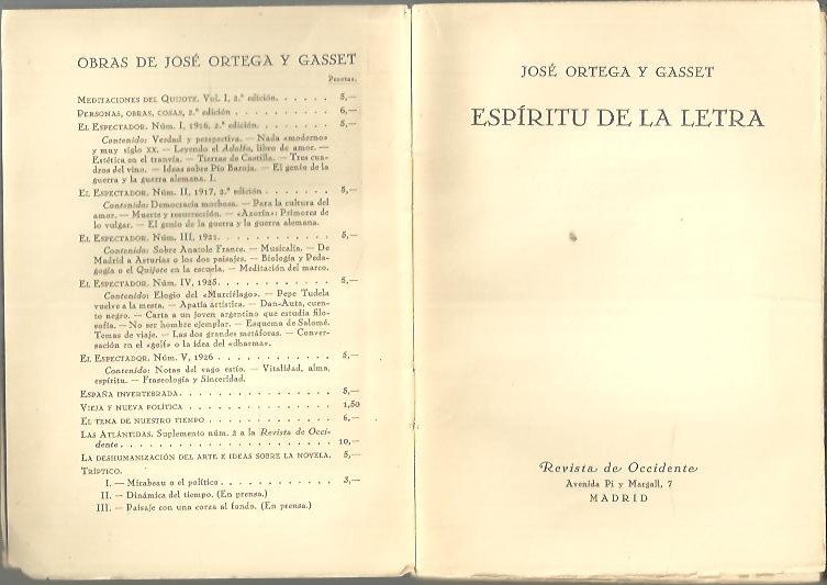 ESPIRITU DE LA LETRA.