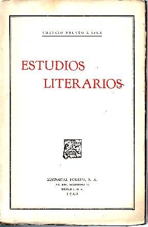 ESTUDIOS LITERARIOS.