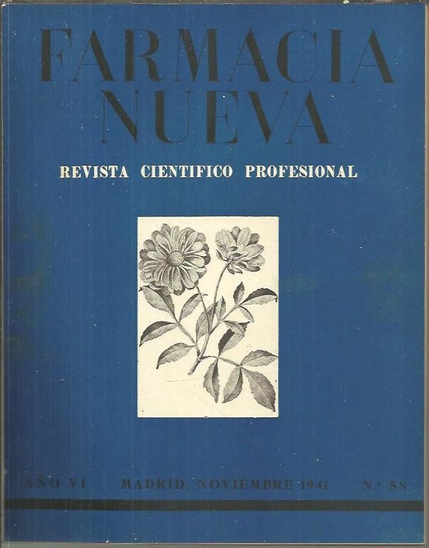 FARMACIA NUEVA. AÑO VI. N. 58.