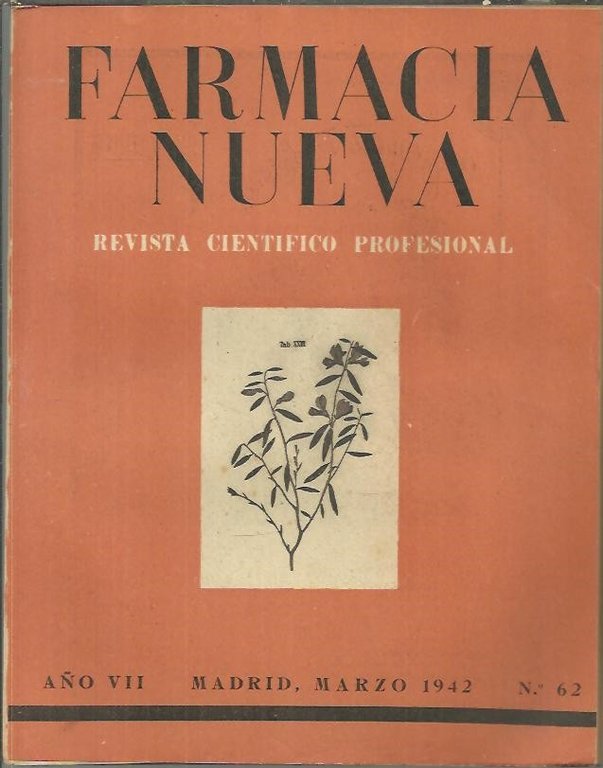 FARMACIA NUEVA. AÑO VII. N. 62.