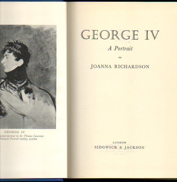 GEORGE IV. A PORTRAIT.