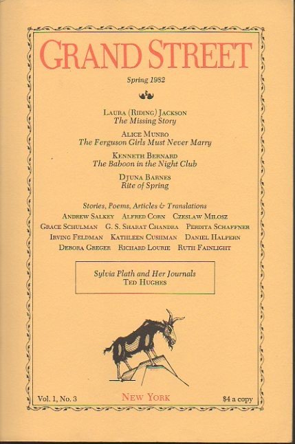 GRAND STREET. SPRING 1982. VOL.1. N. 3.