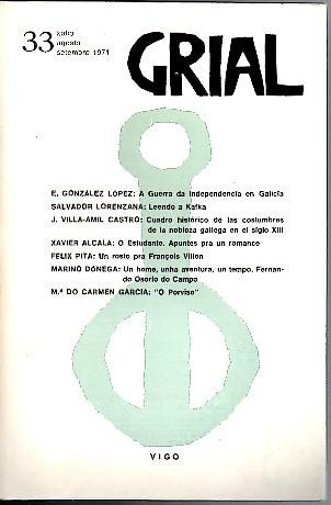 GRIAL. N. 33. XULIO-AGOSTO.SETEMBRE, 1971.