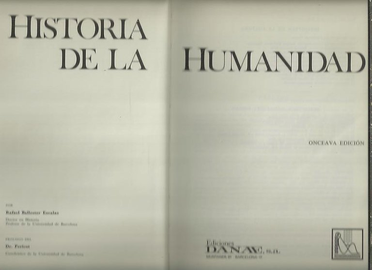 HISTORIA DE LA HUMANIDAD.