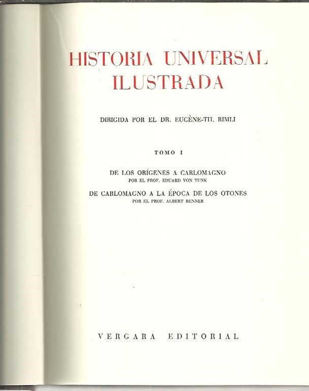 HISTORIA UNIVERSAL ILUSTRADA.