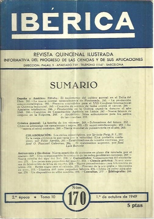 IBERICA. N. 170.