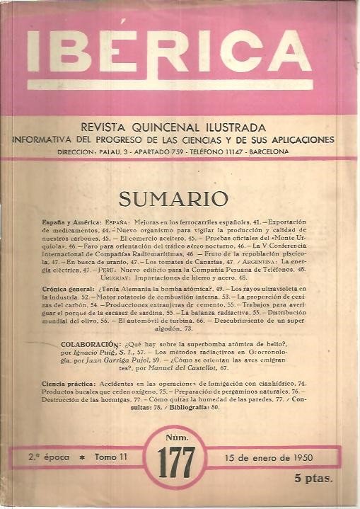 IBERICA. N. 177.