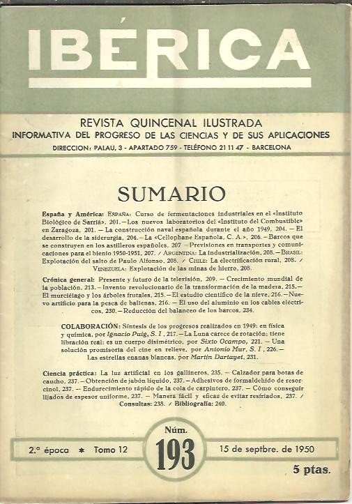 IBERICA. N. 193.