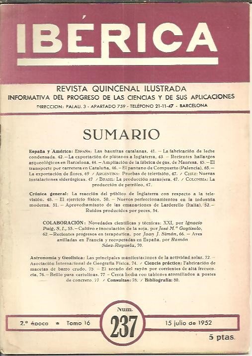 IBERICA. N. 237.