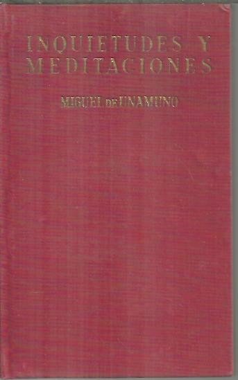 INQUIETUDES Y MEDITACIONES.