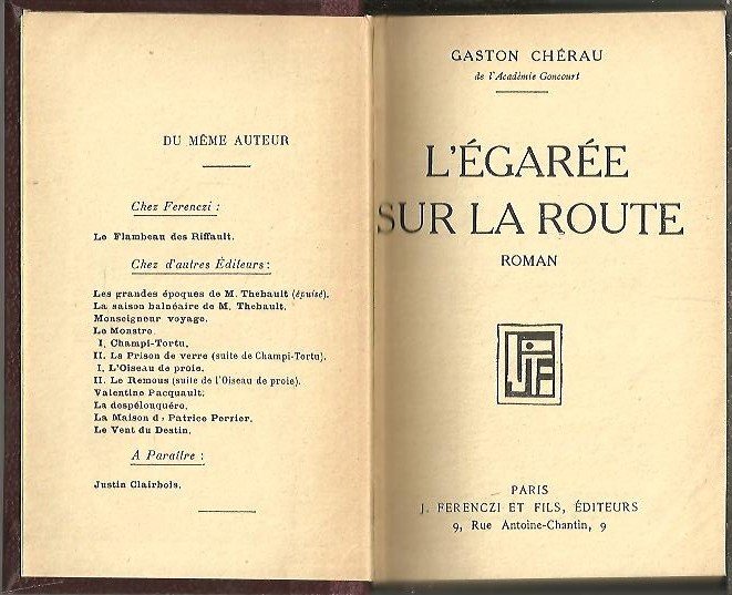 L'EGAREE SUR LA ROUTE.